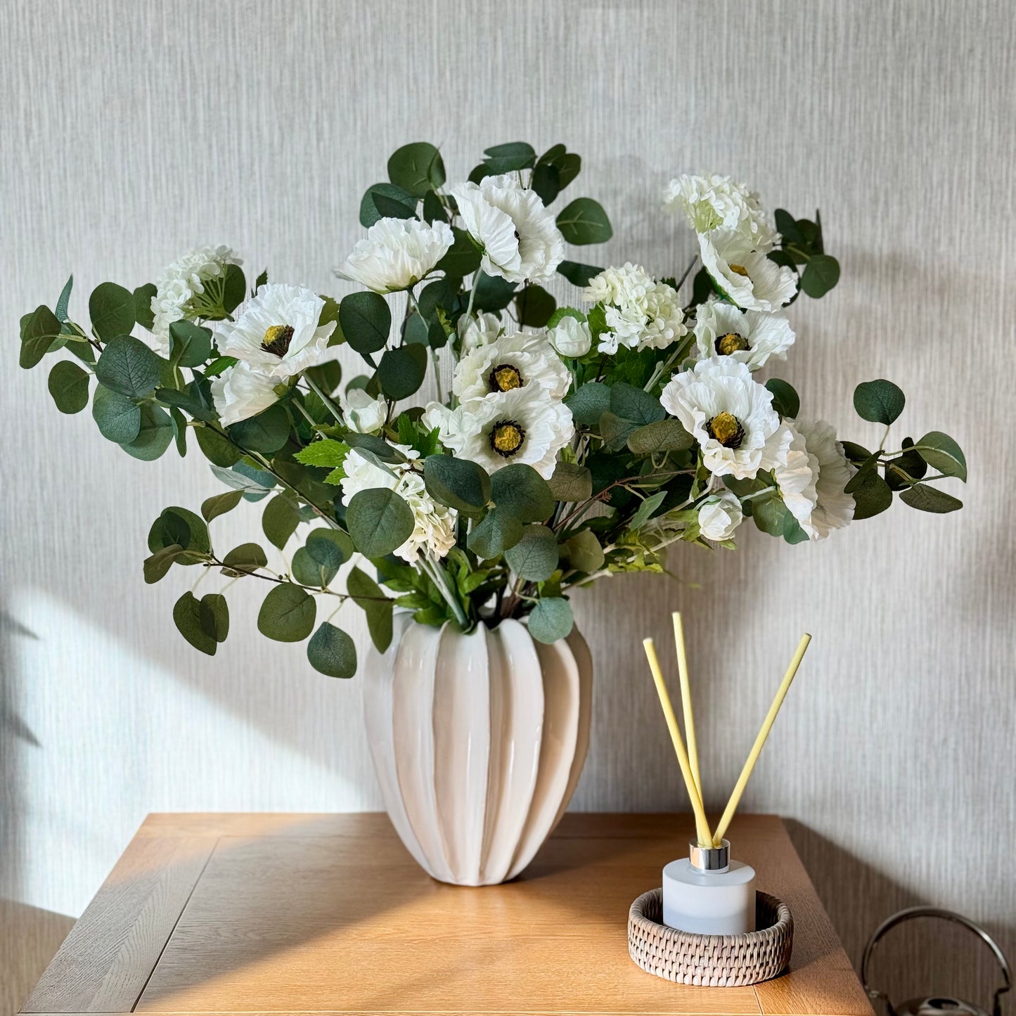 White Poppy Arrangement
