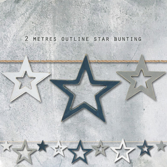 Stars Wooden Bunting