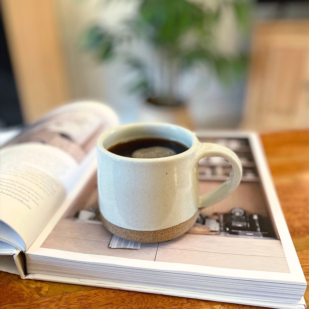 Milk White Stoneware Mug