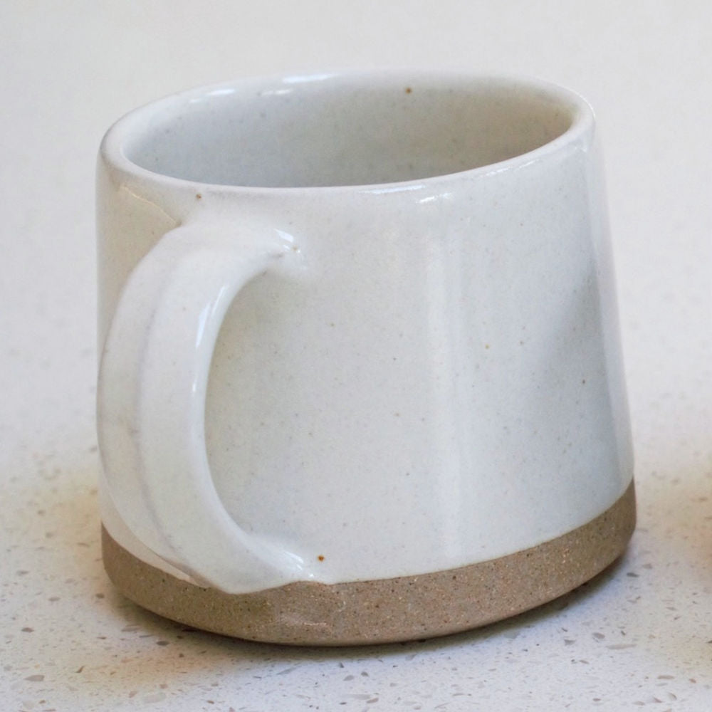 Milk White Stoneware Mug