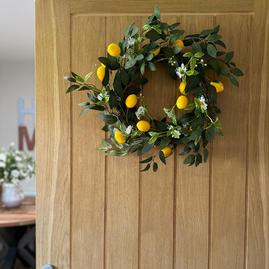 Lemon and Daisy Wreath