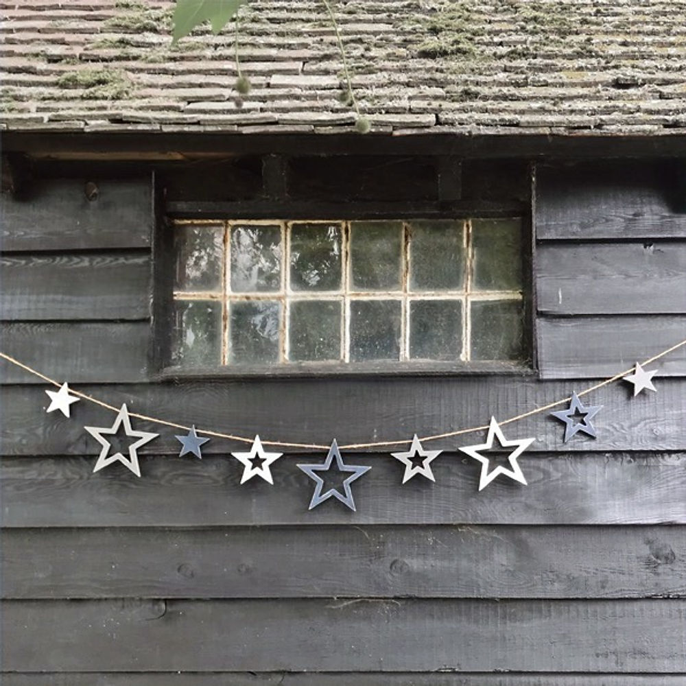 Stars Wooden Bunting