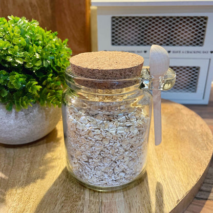 Glass Storage Jar With Wooden Spoon