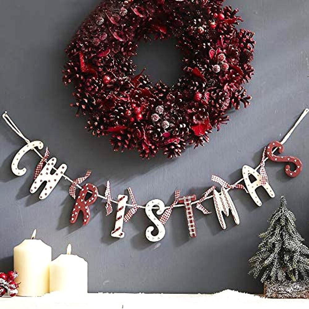 Christmas Wooden Garland