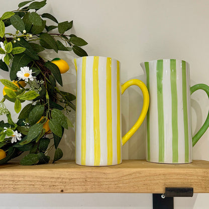 Stripy Tall Jug