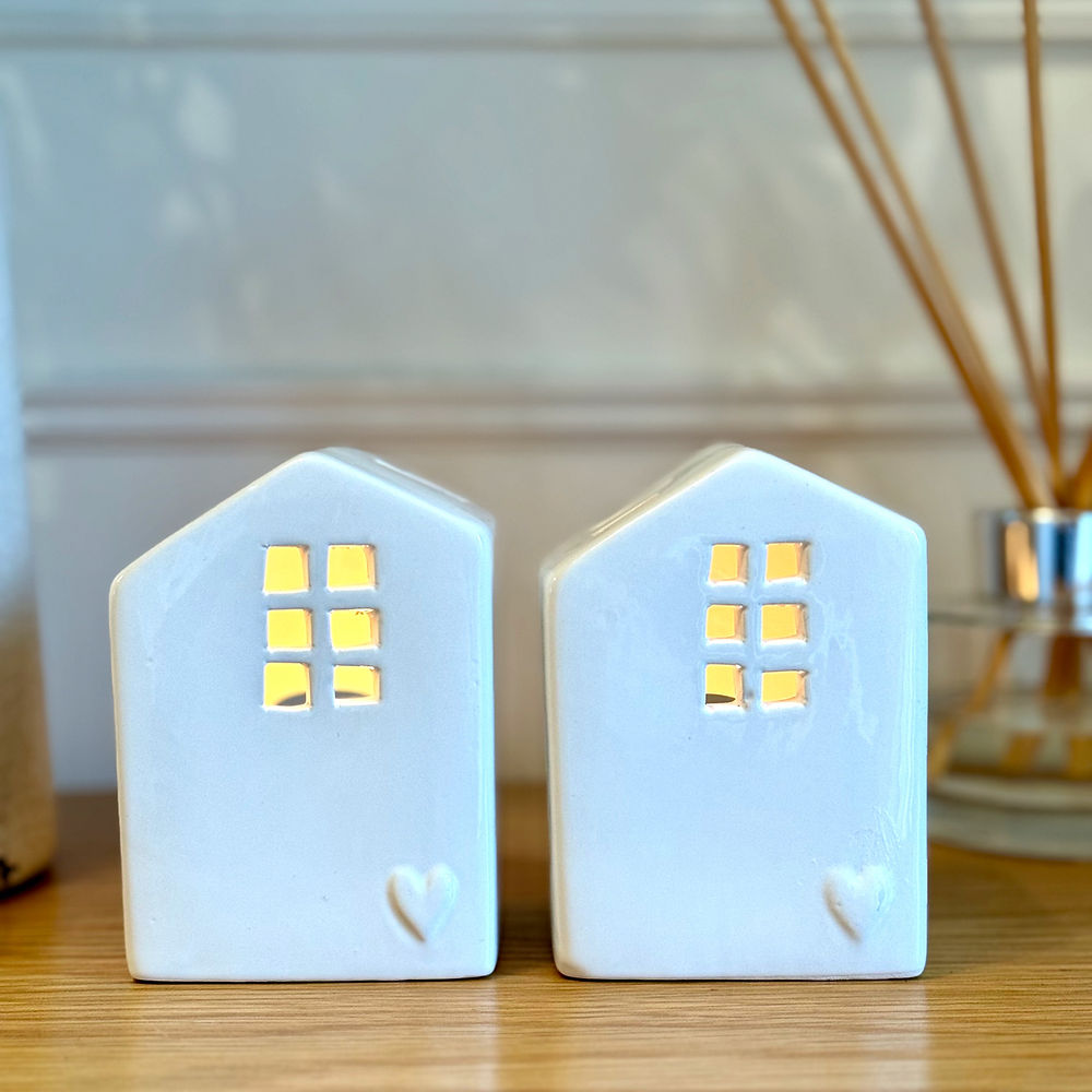 Ceramic Tea Light House