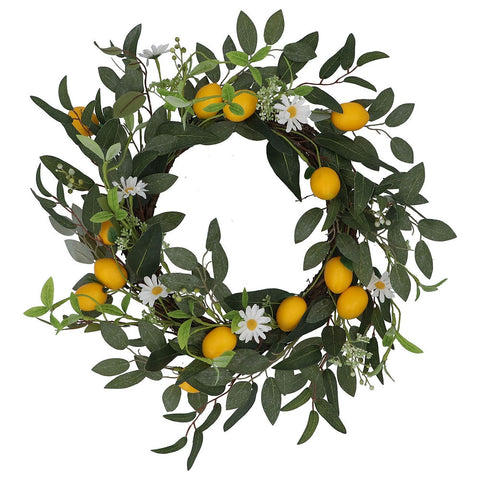 Lemon and Daisy Wreath