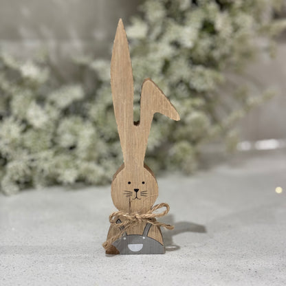 Boy & Girl Wooden Bunnies