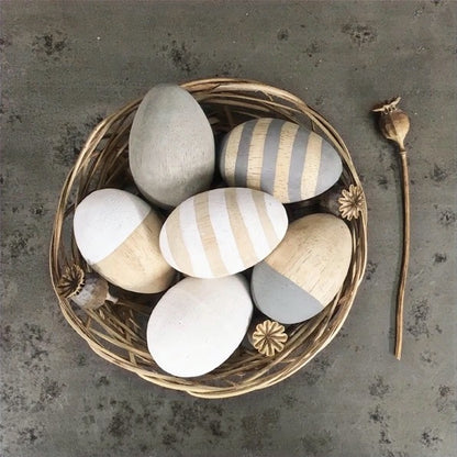 Hand Painted Wooden Eggs