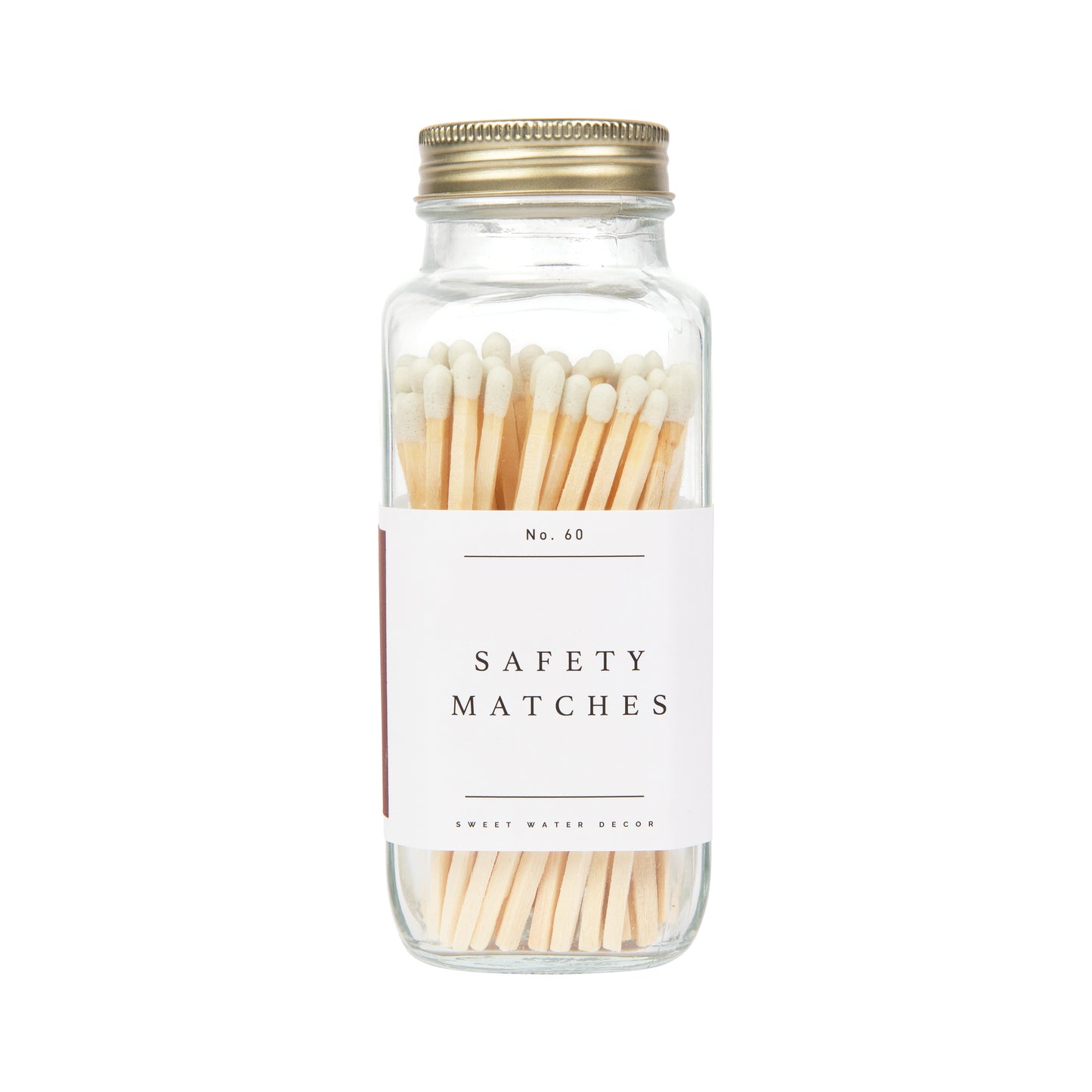 Glass Jar With White Matches