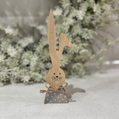 Boy & Girl Wooden Bunnies