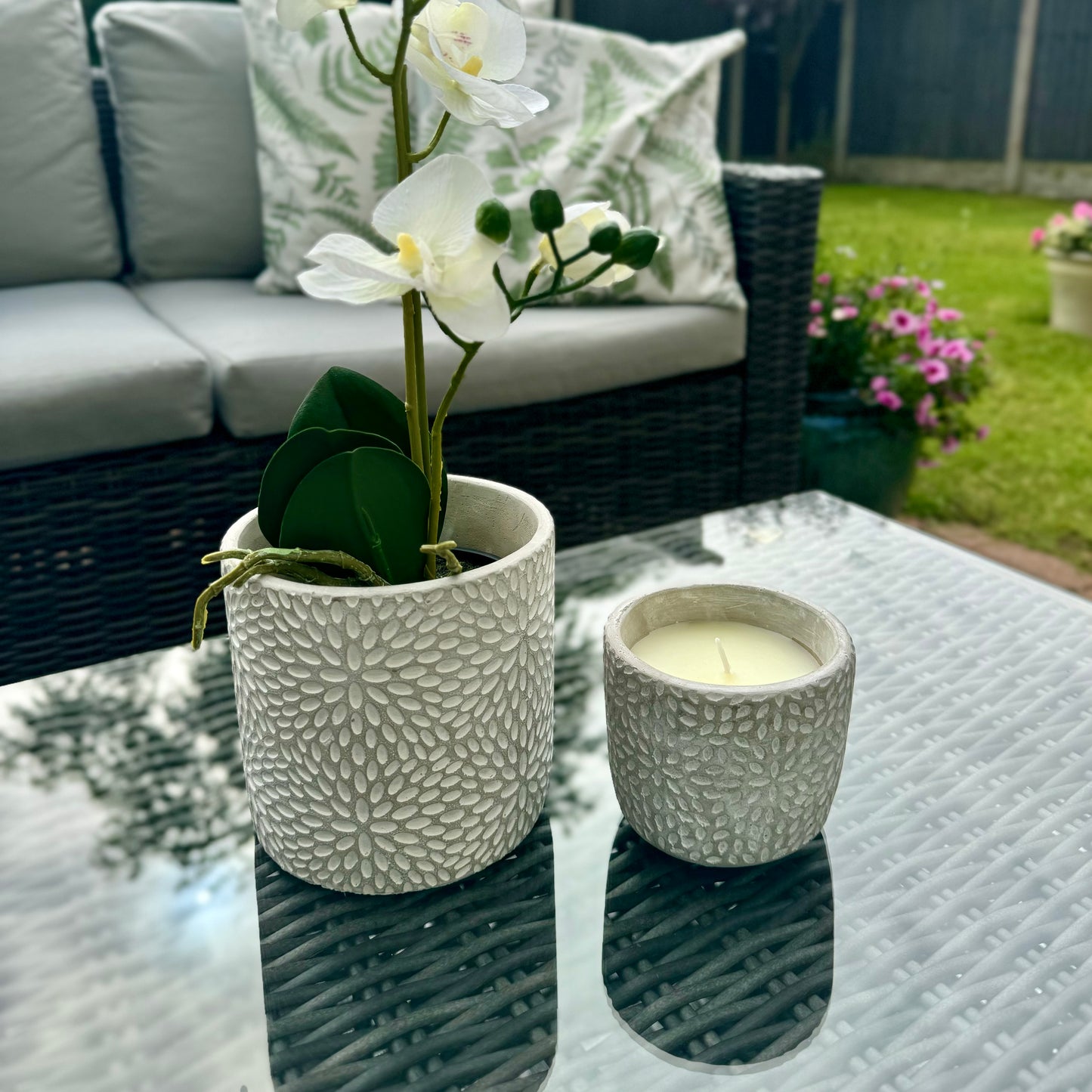 Sunburst Citronella Candle