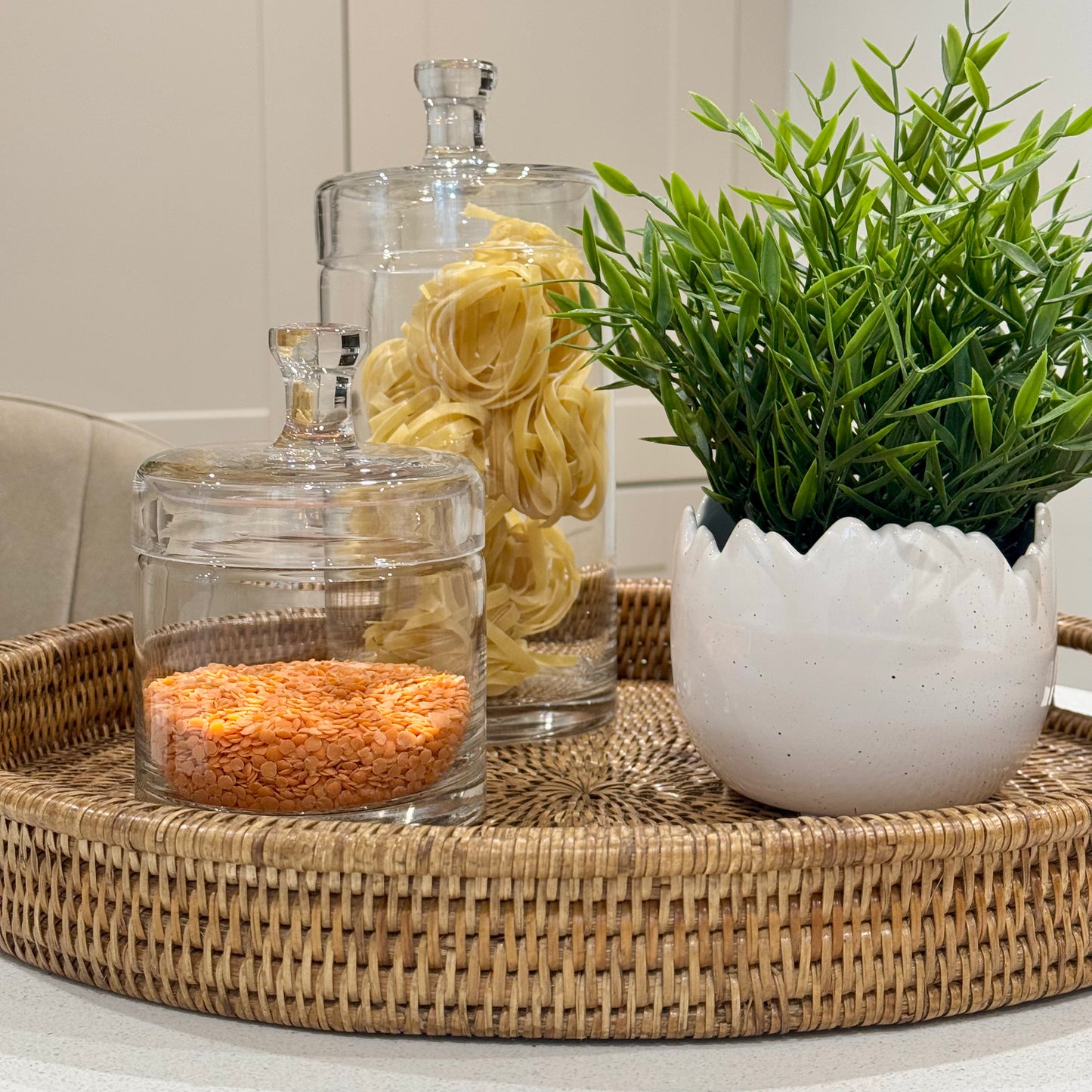 Glass Storage Jar With Lid