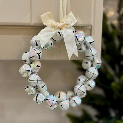 Metal Hanging Bell Wreath