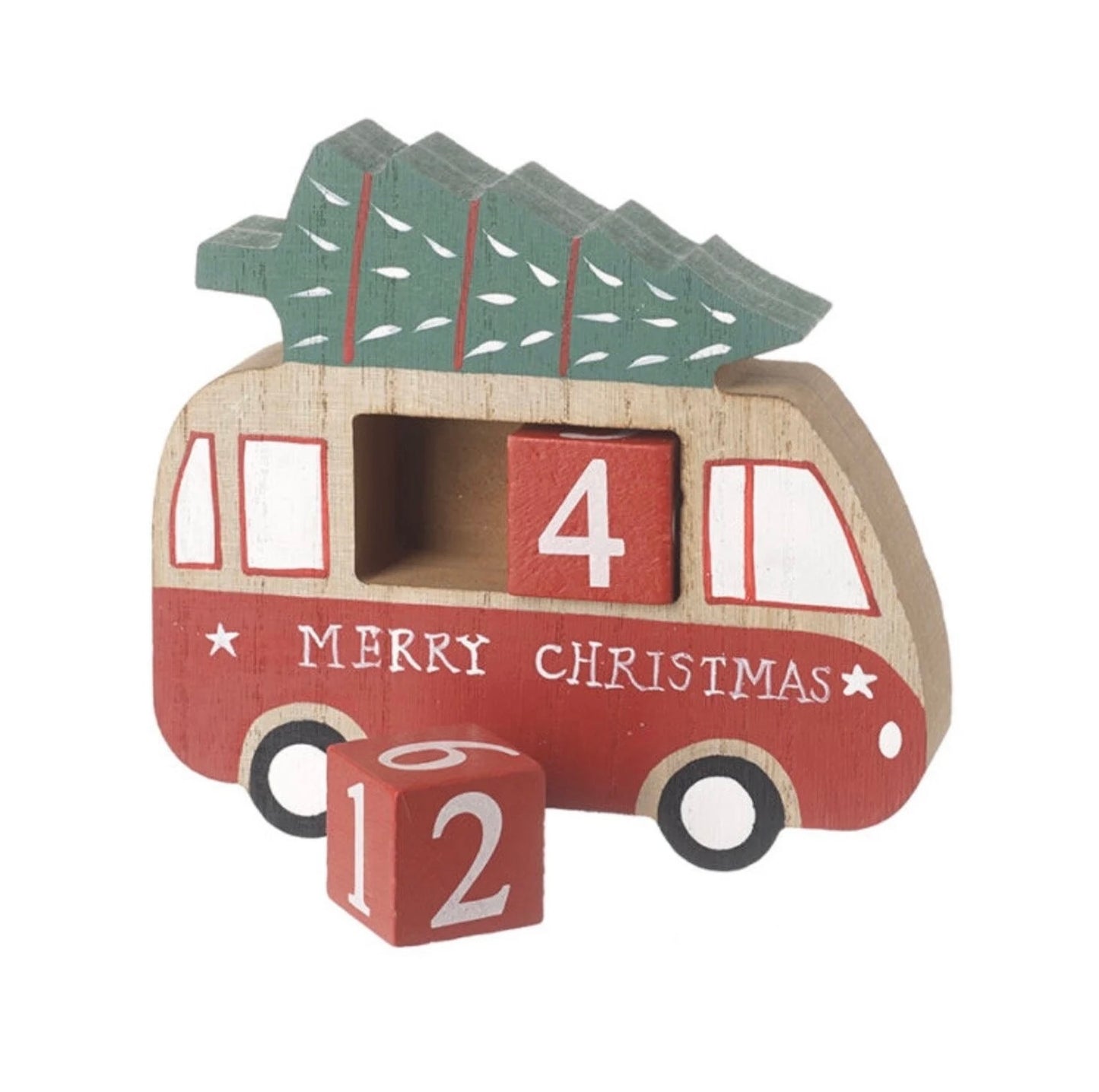 Wooden Camper Van Advent Calendar