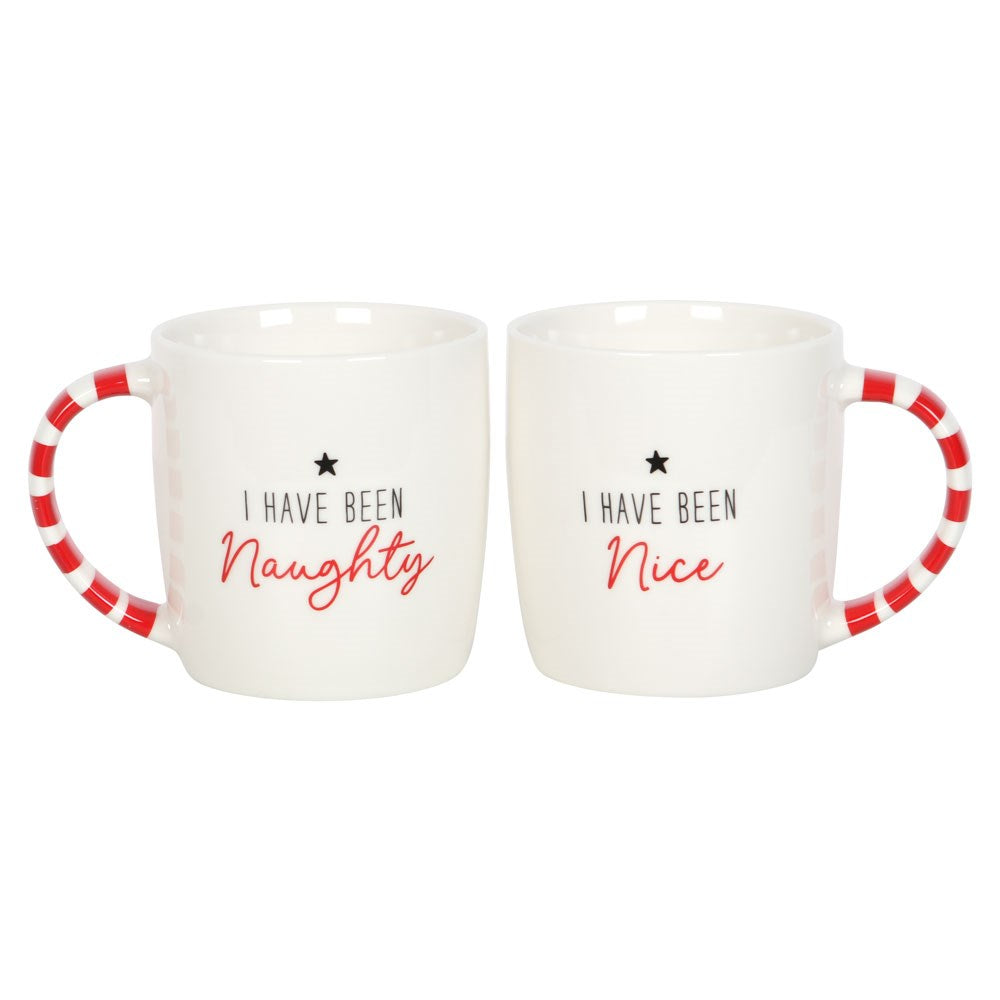 Naughty and Nice Mug Set